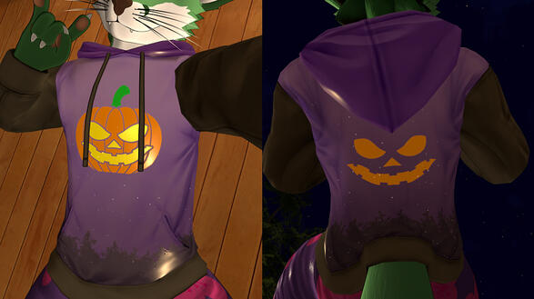 Jack-O-Lantern Hoodie Retexture