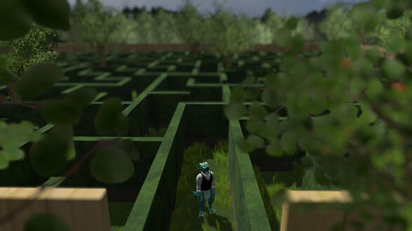 Simple Hedge Maze (Cross Platform)
